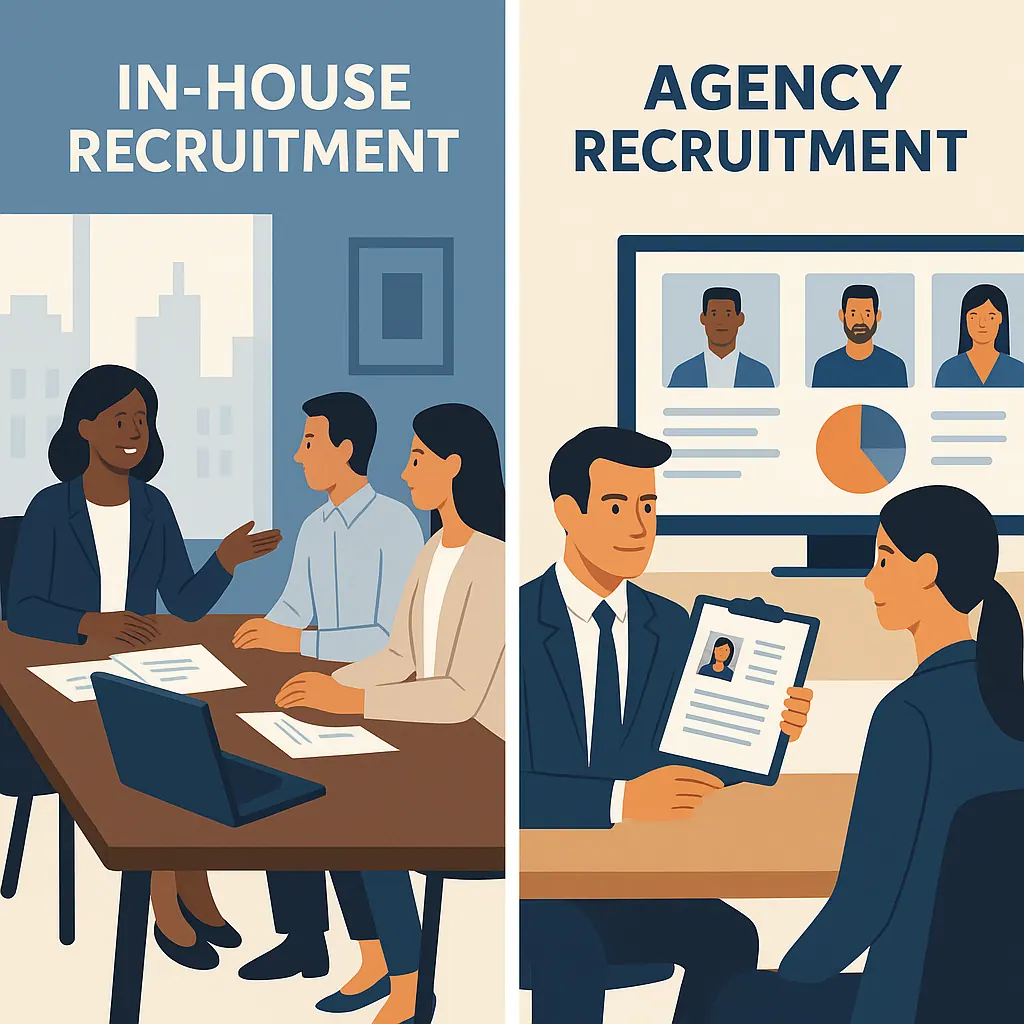 Agency vs In-House Recruitment: Which One Should You Choose for Your Organization?