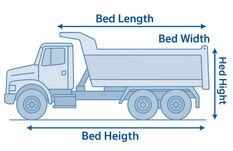 Standard Dump Truck Size Chart: Dimensions and Capacities Explained
